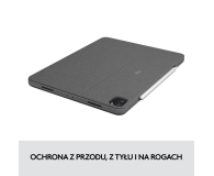 Logitech Combo Touch iPad Pro 11" (1., 2., 3., 4 gen) szary - 1046093 - zdjęcie 8